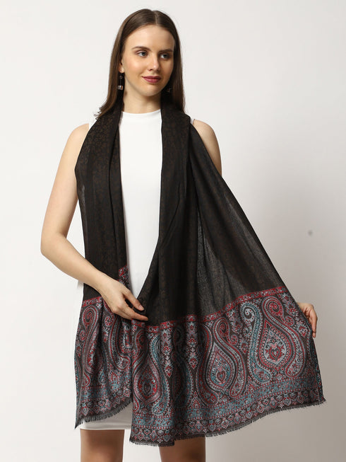Women's Jamawar Wool Stole